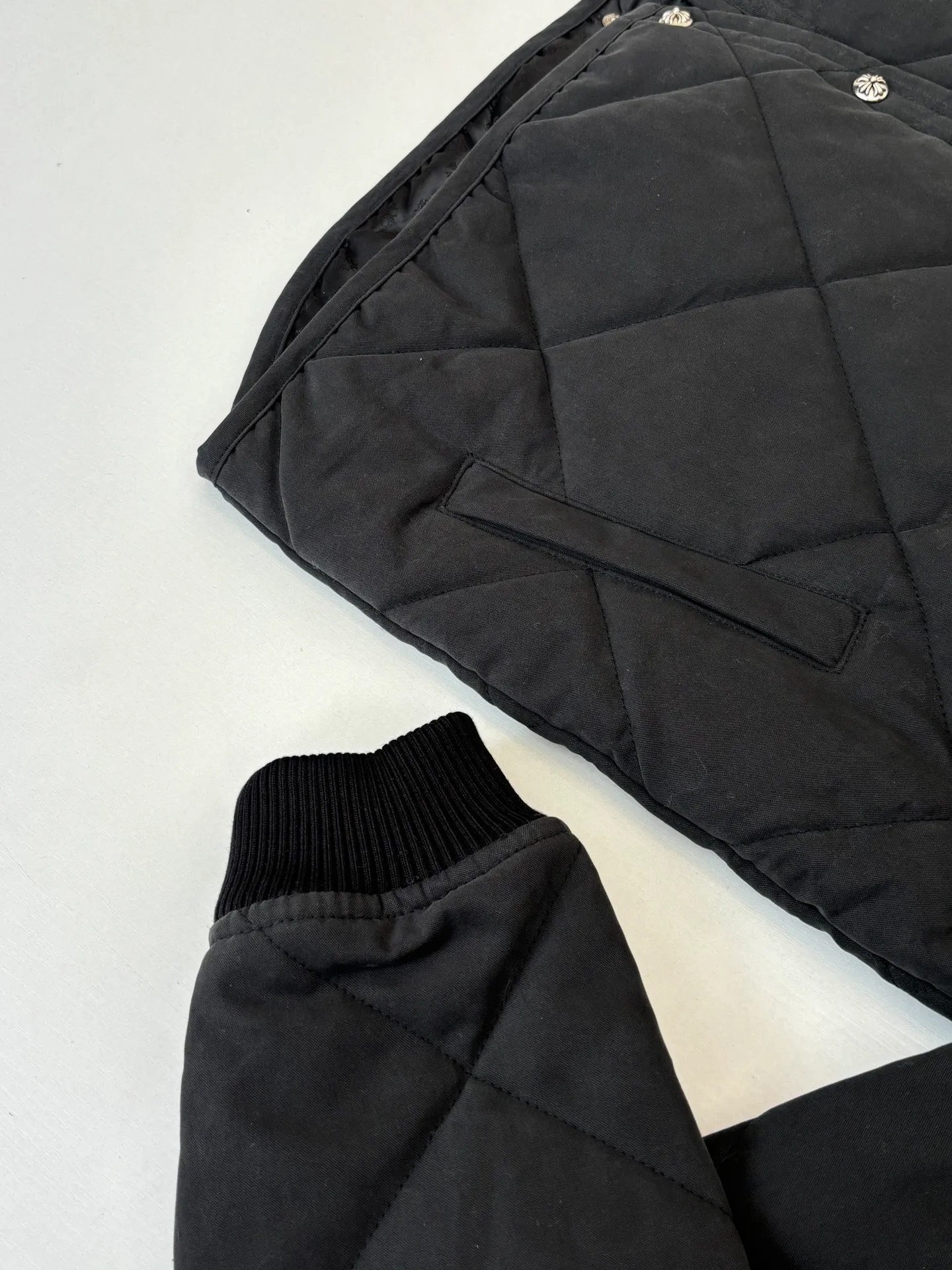 P580 Chrome Herat*/Chrome Heart Diamond Quilted Cotton Jacket Size: S/M/L/XL